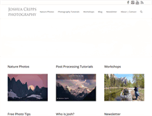 Tablet Screenshot of joshuacripps.com
